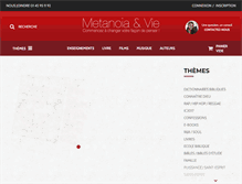 Tablet Screenshot of metanoiavie.com